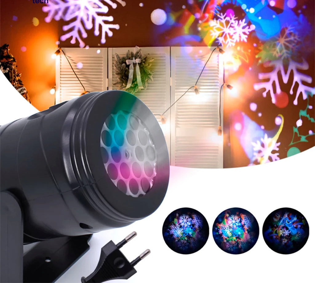 Projetor Natalino Mágico + Brinde